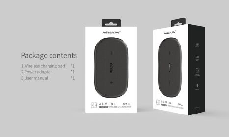 Nelkin Gemini Dual Fast Wireless Charger