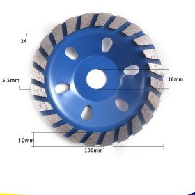 Ground Corner Grinding Wheel Disc Edge Polishing And Grinding Disc Thickened