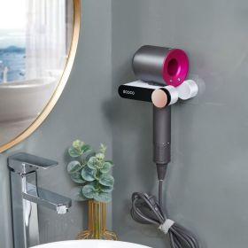 Toilet Bathroom Electric Hair Dryer Punch Free Rack