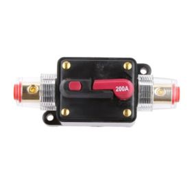200A Car Boat Stereo Audio Inline Circuit Breaker Kill Switch Manual Reset
