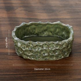 Ceramic Green Plant Flower Pot