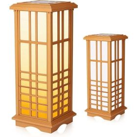 Techko Solar Zen Lantern ��� Amber or White Light (Height 24.5")